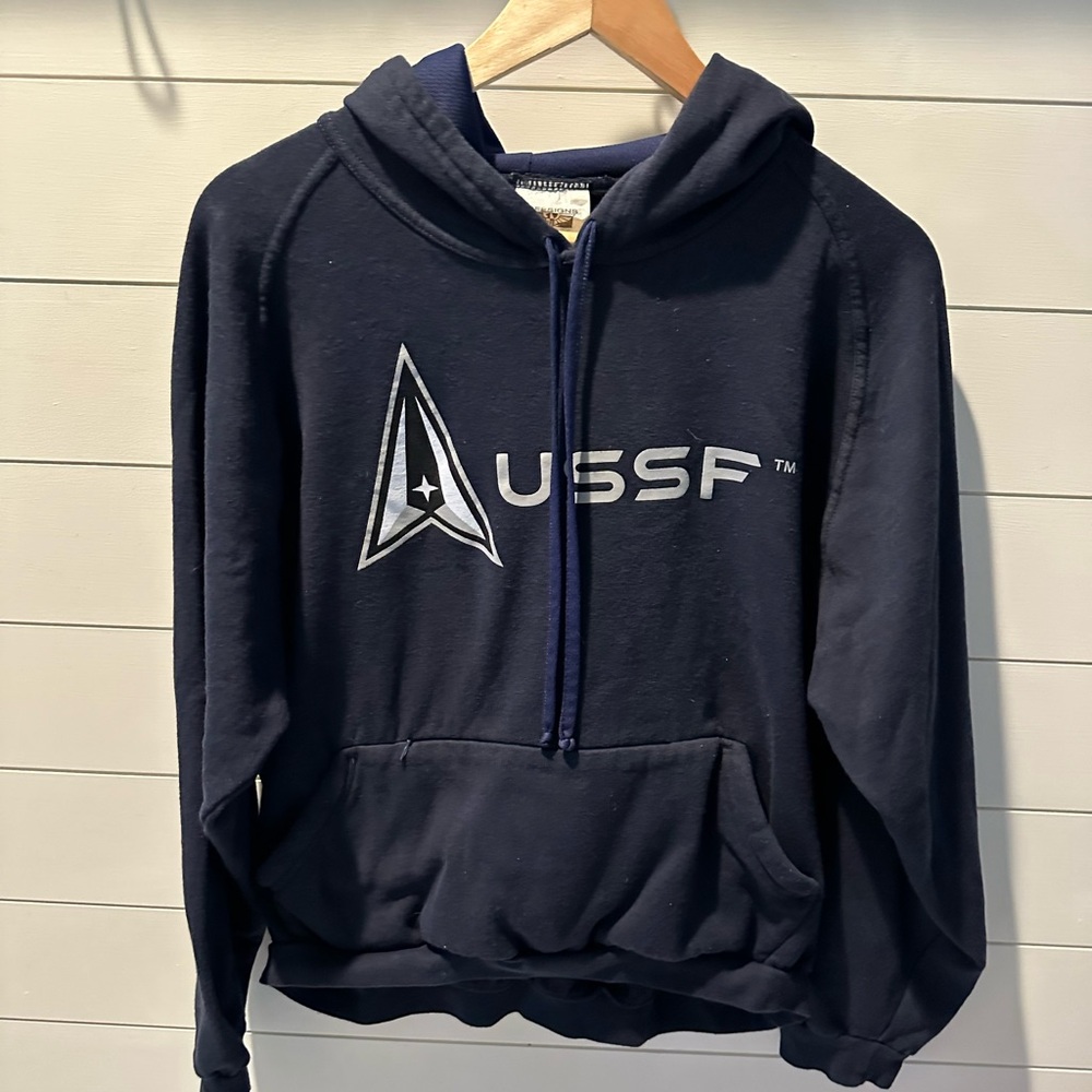 Navy blue USSF hoodie size L